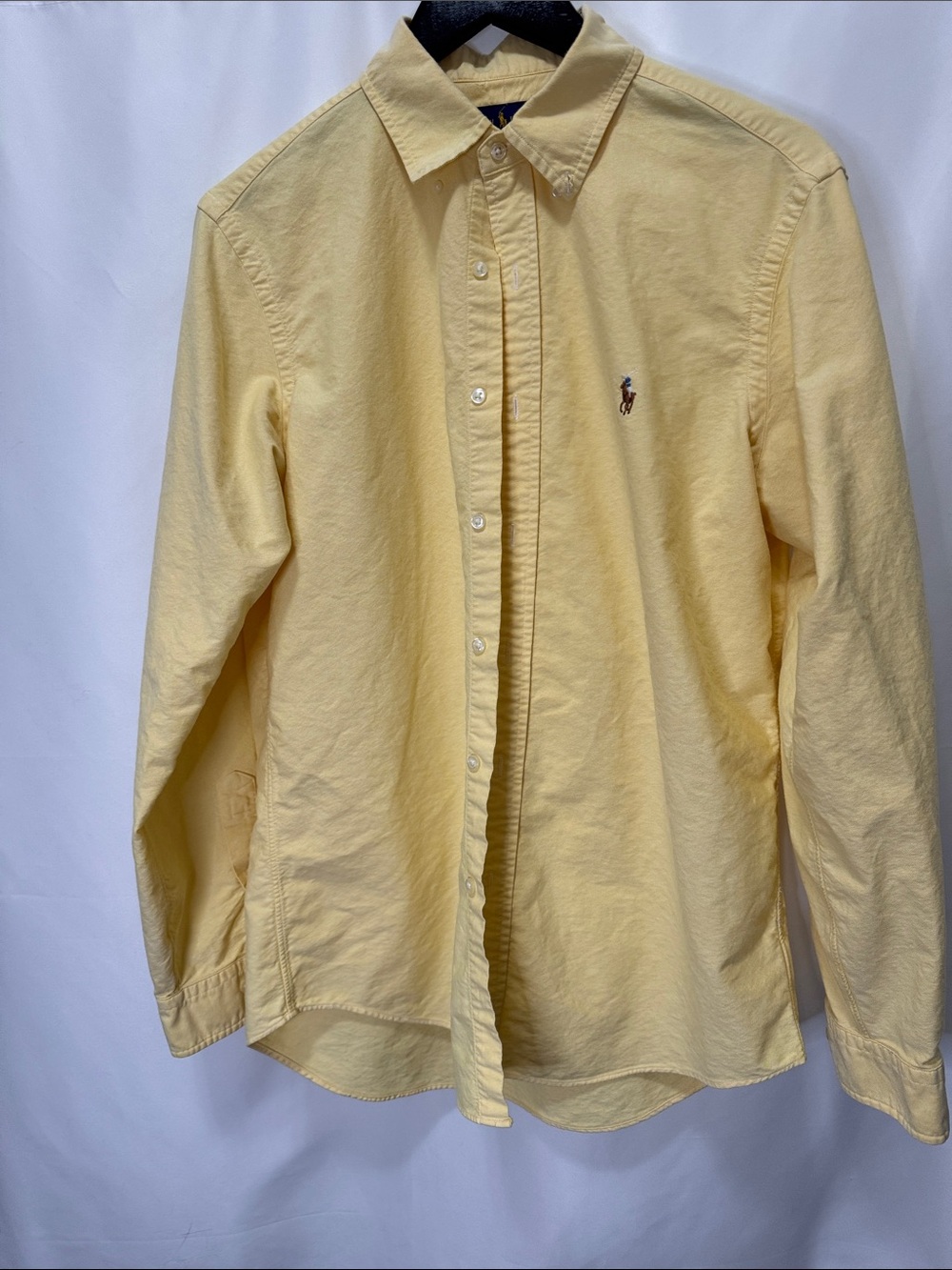 Polo by Ralph Lauren Pale Yellow Oxford Button-Down Shirt men’s medium.
